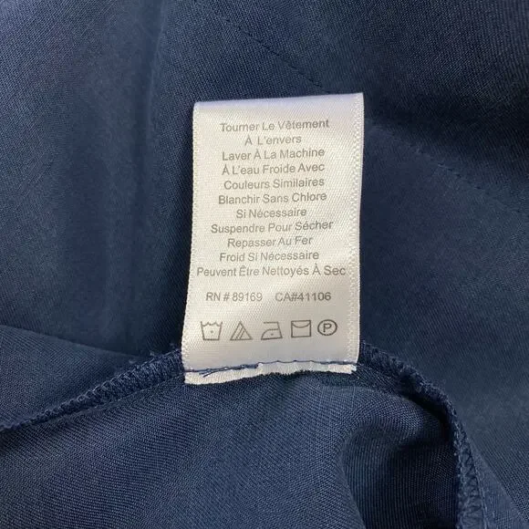 NWOT ATM Anthony Thomas Melillo Sleeveless Lyocell Romper in Midnight Blue, XS - Picture 8 of 10